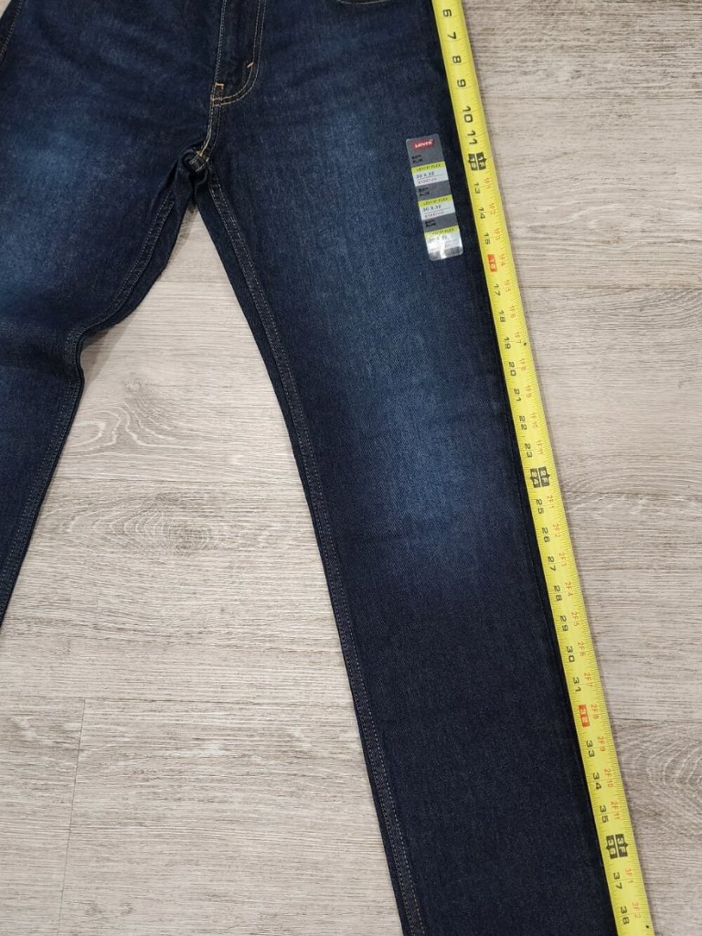 Levi's 511 Slim Fit Stretch Flex Dark Wash Jeans Size Men's W30 L32 NWT - Picture 9 of 11